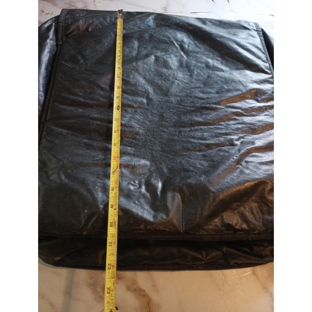 Saw Textiles Black Carrying Bag Faux Leather - Picture 10 of 12